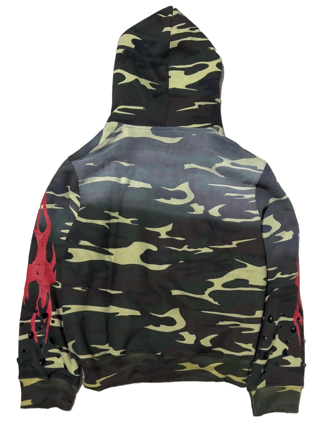 CAMO FLAMES HOODIE