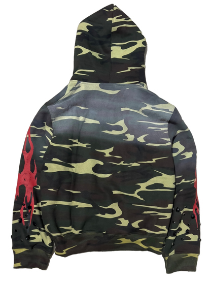 CAMO FLAMES HOODIE